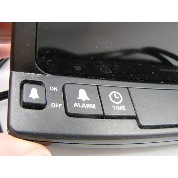 Sharp Alarm Clock Jumbo Display With Night Light Model No. SPC1225 Cord Electric - Picture 5 of 12